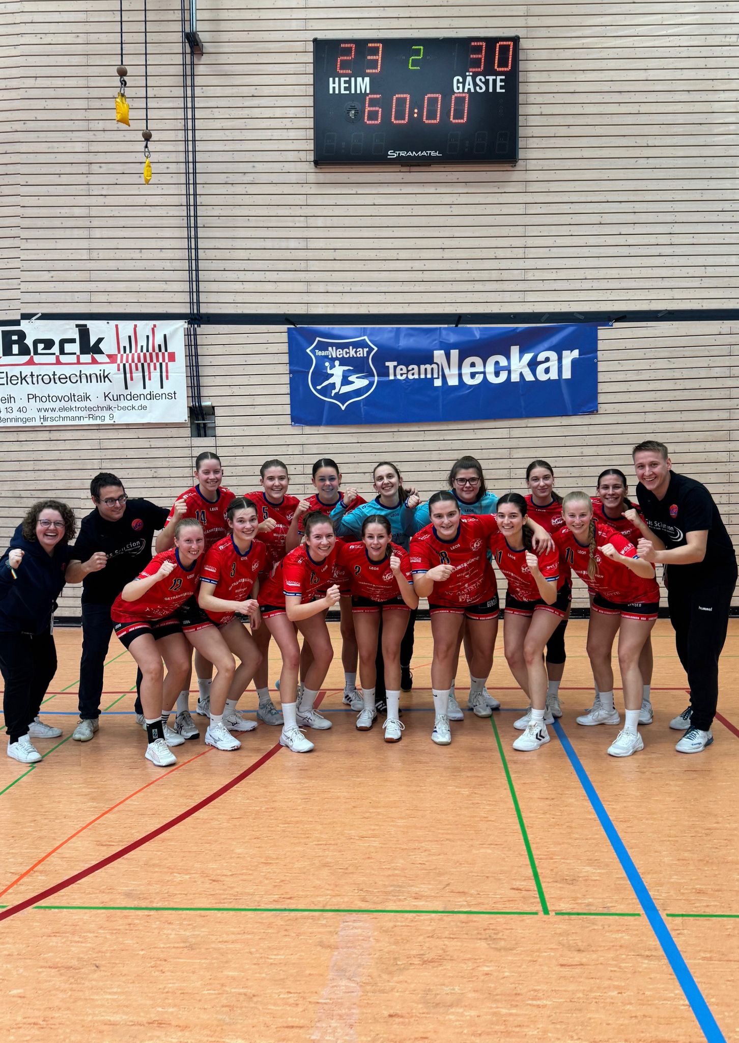 Mehr über den Artikel erfahren Die Frauen 2 besiegen im ersten Saisonspiel das Team Neckar auswärts mit 30:23 (16:11). 