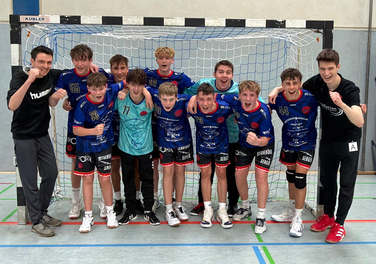 Mehr über den Artikel erfahren Männliche B-Jugend erkämpft starken Heimsieg gegen SV Salamander Kornwestheim 2 – 23:19 in der Stadionhalle