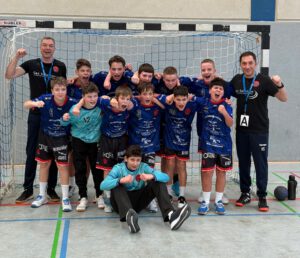 Mehr über den Artikel erfahren Die mC der HSG Leudelsbach feiert Sieg gegen Team Neckar